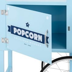Royal Catering Osnovni voziček stroja za popcorn z retro omarico 51 x 37 cm - modra