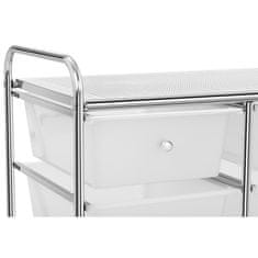 NEW Organizatorski voziček za kopalnico s 6 predali do 38 kg 63 x 37,5 x 63 cm