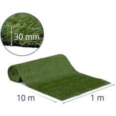 Noah Umetna trava za balkon teraso mehka 30 mm 14/10 cm 100 x 1000 cm