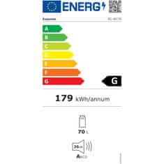 Royal Catering Hladilnik za pijačo 6 polic LED 70 l črna