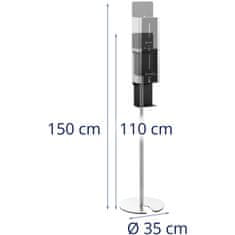 NEW Avtomatska dezinfekcijska postaja brez dotika 100-140 cm 1 l