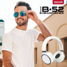 Maxell Slušalke B52-BT BLUETOOTH bele