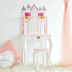 Teamson Fantazijska polja - Komplet za igro Dreamland Castle Vanity Set - bela / roza