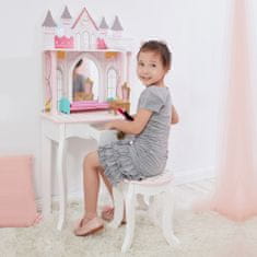 Teamson Fantazijska polja - Komplet za igro Dreamland Castle Vanity Set - bela / roza