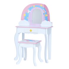 Teamson Fantazijska polja - Little Dreamer Rainbow Medium Toy Vanity - Roza