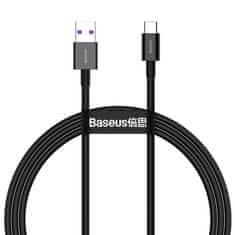 BASEUS Superior USB - kabel USB tipa C 66 W (11 V / 6 A) Huawei SuperCharge SCP 1 m črn (CATYS-01)