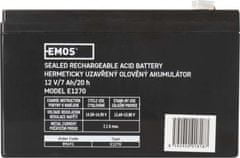 Emos Svinčevo-kislinska baterija brez vzdrževanja 12 V/7 Ah, faston 4,7 mm