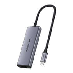 Ugreen večnamenski razdelilnik USB tipa C 4-v-1 - 3x USB 3.2 Gen 1 / HDMI 2.1 8K 30Hz siva (50629 CM500)