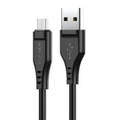 AceFast Kabel USB-A do Micro USB C3-09 1,2 m (črn)