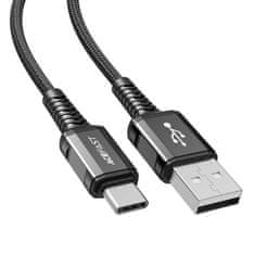 AceFast Kabel USB-C na USB-C 1,2 m C1-04 (črn)