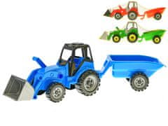 Traktor z vlečnim vozilom in nakladalnikom 60 cm - mešanica barv