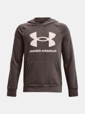 Under Armour Pulover UA RIVAL FLEECE HOODIE-BRN S