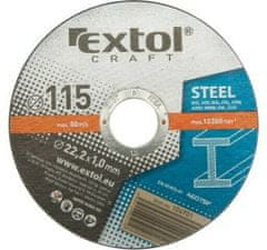 Extol Craft 115x1,0x22,2mm Kovinski rezalni diski