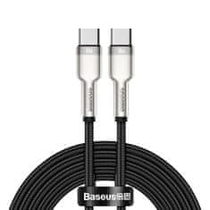 BASEUS Kabel USB-C do USB-C Baseus Cafule, 100 W, 2 m (črn)