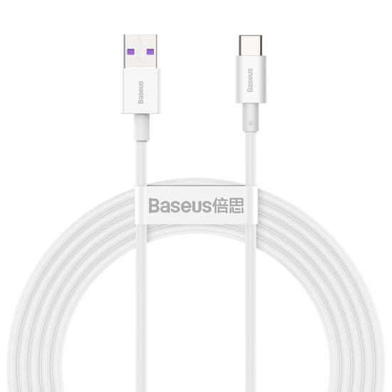 BASEUS  Superior Series kabel USB na USB-C, 66 W, 2 m (bela)