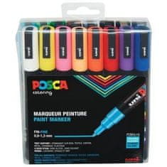 Posca Komplet akrilnih markerjev 0,9-1,3 mm - mešanica barv 16 kosov