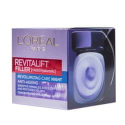  L'Oreal Paris Revitalift Filler nočna krema proti gubam, 50 ml