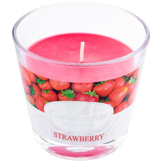 INNA Dišeča sveča v steklu JAGODA (STRAWBERRY)