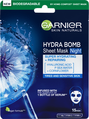 Garnier Skin Naturals Hydra Bomb maska za obraz, nočna, 32 g