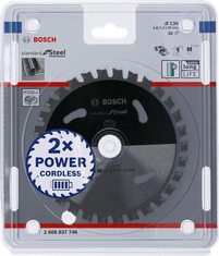 shumee ŽAGA BOSCH STANDARD STEEL 136x20x30 z aku