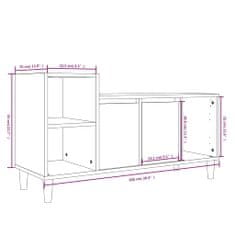 Vidaxl TV omarica črna 100x35x55 cm inženirski les