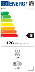 Amica WCF1V30B19.1 vgradna/prostostoječa vinska vitrina (1193436)