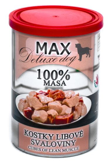 FALCO MAX deluxe kostky libové svaloviny 6x400g