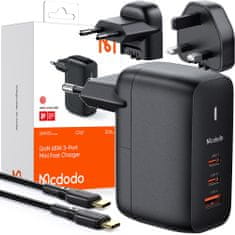 Mcdodo MCDODO GaN 3.0 USB-C PD USB-A 65W UNIVERZALNI HITRI POLNILNIK CH-8442