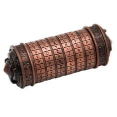 Northix Da Vincijeva šifra, Cryptex with Rings - Copper 