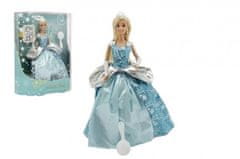 Teddies Anlily Plastična lutka Zimska princesa Ledeno kraljestvo 28cm