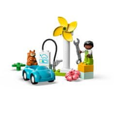 LEGO DUPLO 10985 Vetrna turbina in električni avtomobil