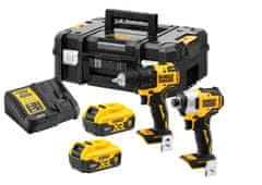 shumee DEWALT COMBO SET 18V VIJAČNI VIJAČ DCD708 + VIJAČNI VIJAČ DCD809 2x5,0Ah TSTAK DCK2061P2T