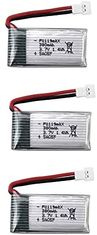 YUNIQUE GREEN-CLEAN 3pcs Polnilna lipo baterija 3.7v 380mAh za Hubsan X4 H107c H107d H107L,Syma X11 X11C, HS170 Rc Quadcopter