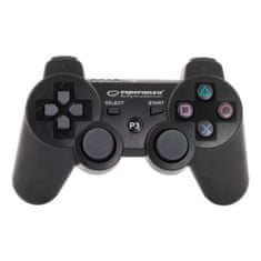 Esperanza Bluetooth brezžična igralna ploščica PS3 Marine črna
