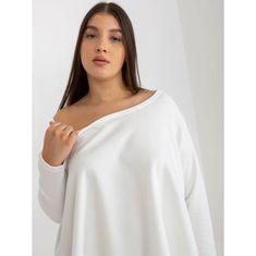 Ex moda Ženska bluza z dolgimi rokavi LILI ecru EM-BL-ES-21-613.28P_392711 Univerzalni