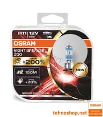 Osram ŽARNICA H11 NIGHT BREAKER +200% 64211NB200-HCB 55W PGJ19-2 HCB