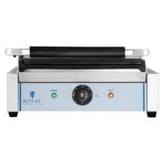 Noah Kontaktni žar obojestransko gladek PANINI 2200W 230V Royal Catering