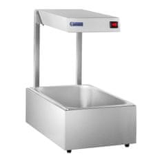 Royal Catering Ogrevalna svetilka za hrano 500W + posoda GN1/1