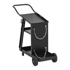 NEW Varilni voziček jekleni delavniški voziček s 3 policami nosilnost do 75 kg