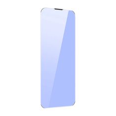 BASEUS Kaljeno steklo z modrim svetlobnim filtrom 0,4 mm za iPhone 14/13/13 Pro