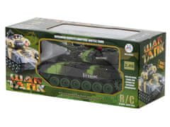 WOWO RC Tank na daljinsko upravljanje - RC Tank Big War 9995 na daljinsko upravljanje 2,4 GHz - zelena