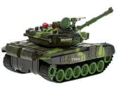 WOWO RC Tank na daljinsko upravljanje - RC Tank Big War 9995 na daljinsko upravljanje 2,4 GHz - zelena