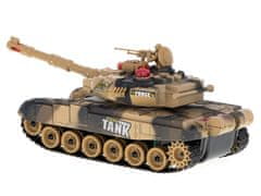 Ikonka RC Big War Tank 9995 velik 2,4 GHz pesek