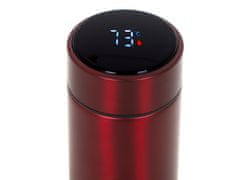 WOWO LED Termovka - Smart LED Termovka-Termo skodelica za steklenico 500 ml Bordo