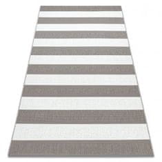 eoshop Preproga FLAT SISAL 48644686 Črte belo bež ( - Velikost: 120x170 cm)