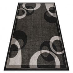 eoshop Preproga SISAL FLOORLUX 20078 črna / srebrna ( - Velikost: 160x230 cm)