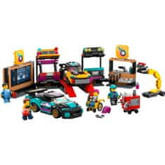 LEGO City 60389 Delavnica za dirkalna vozila