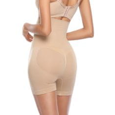 Northix Kratke hlače Shapewear z visokim pasom - bež - XL/XXL 