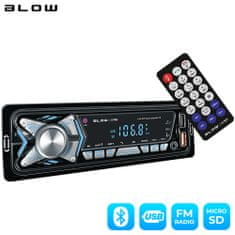 Blow X-PRO avtoradio, FM Radio, Bluetooth, 4 x 25W, daljinski upravljalnik - odprta embalaža