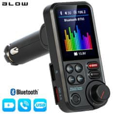 Blow 74-168 FM oddajnik, Bluetooth 5.0, Quick Charge 3.0, LCD zaslon